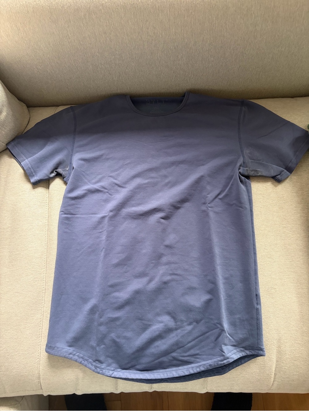 BYLT Basics Short Sleeve Crew in Rosewood - Picture 4 of 5